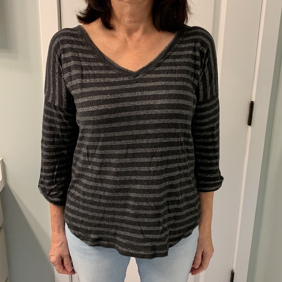 Banana Republic Sparkly Striped Top - Picture 2 of 10